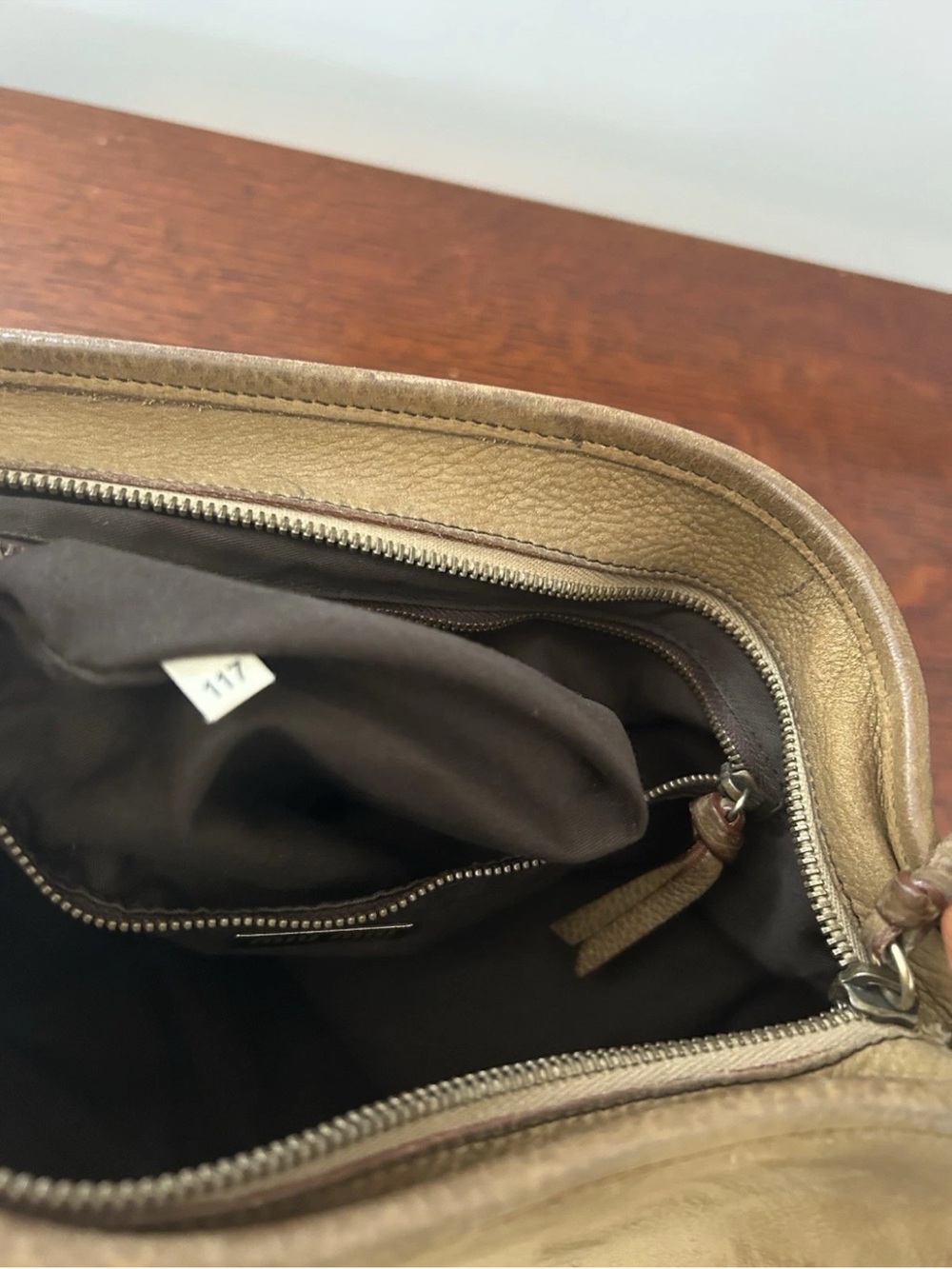 Authentic Vintage Miu Miu Made Italy Vitello Leather Hobo Shoulder Y2K Archive - Picture 9 of 10
